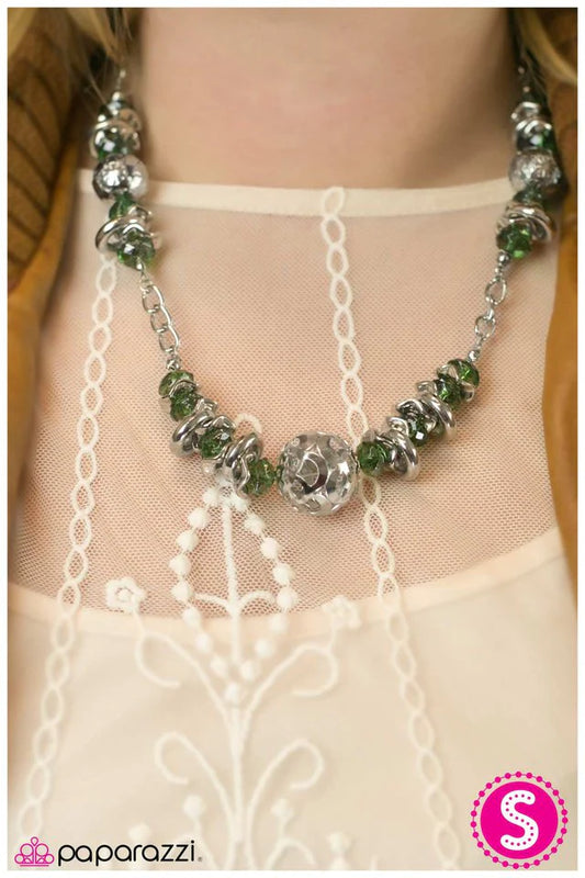 Paparazzi Necklace ~ Rant and Rave - Green