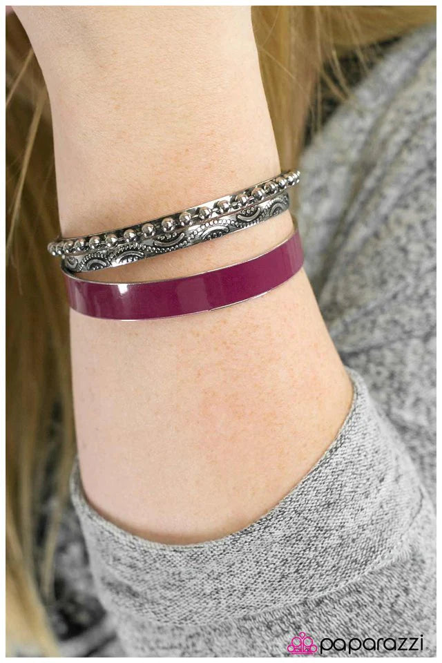 Paparazzi Bracelet ~ So Boho - Pink