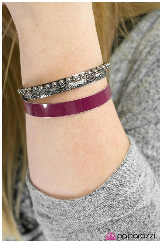 Paparazzi Bracelet ~ So Boho - Pink