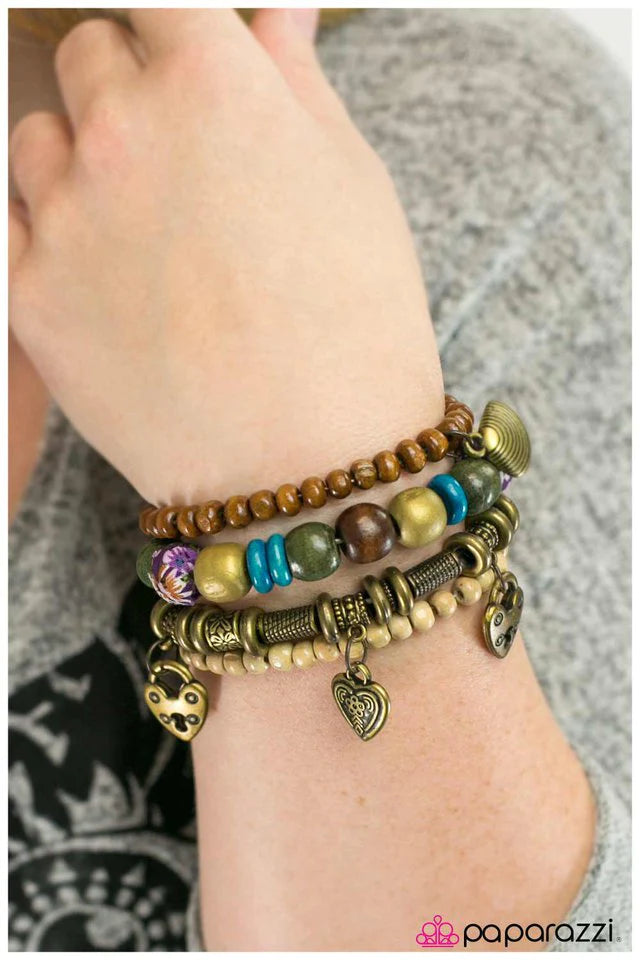 Pulsera Paparazzi ~ El Turista - Multi