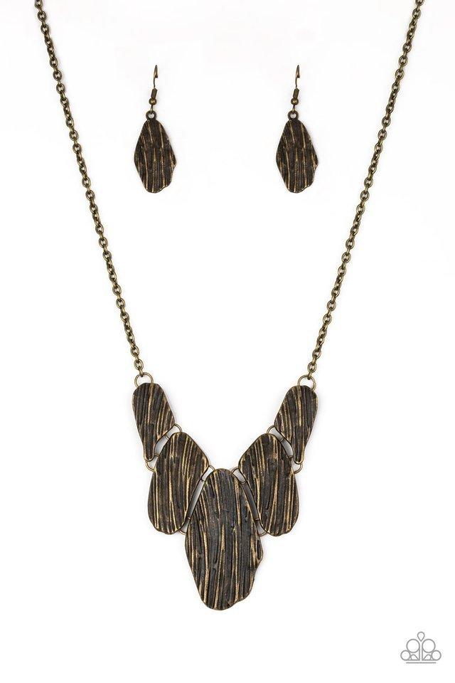 Paparazzi Necklace - A New DISCovery - Brass