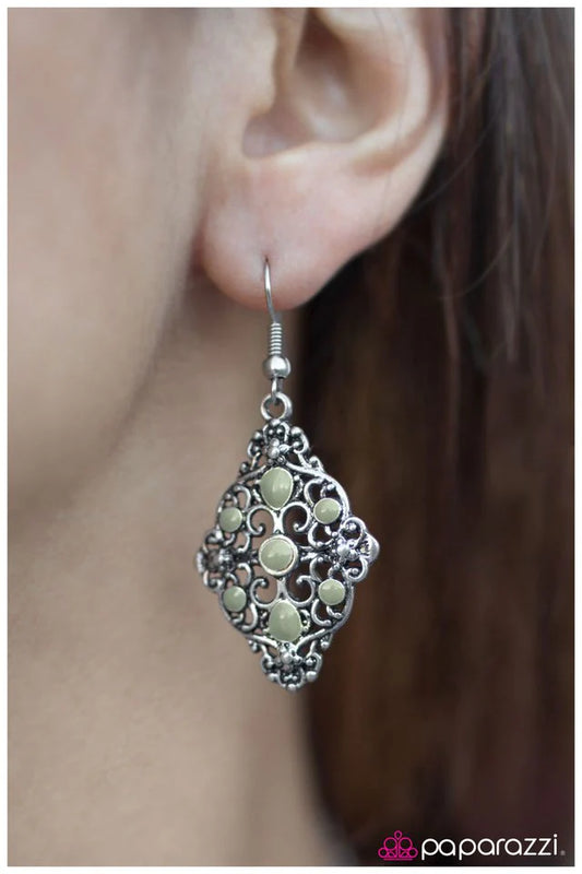 Pendiente Paparazzi ~ Nueva York, Nueva York - Verde