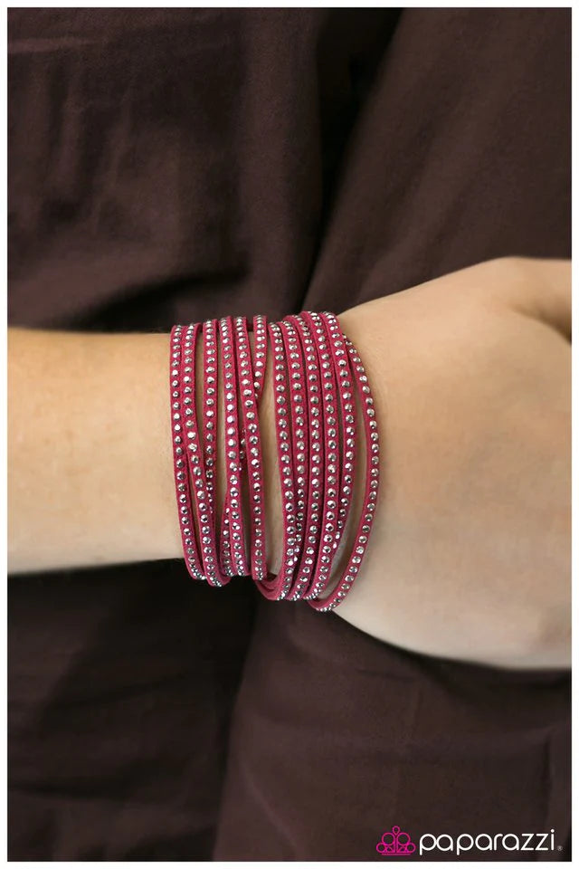 Paparazzi Bracelet ~ Go-Getter - Pink