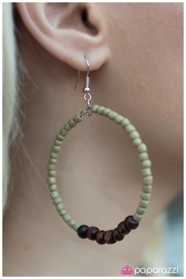 Pendiente Paparazzi ~ Cool Runnings - Verde