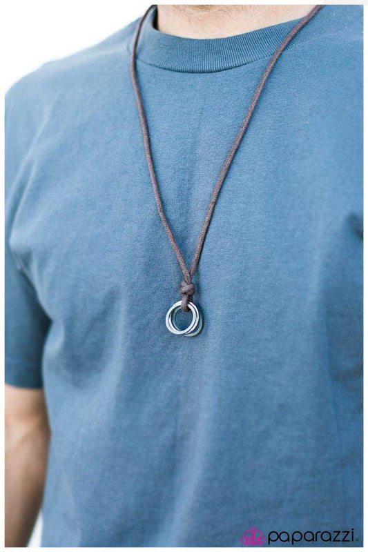 Collar Paparazzi ~ Iron Man - Marrón