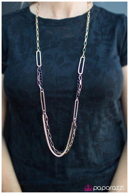 Paparazzi Necklace ~ No Pressure - Gold