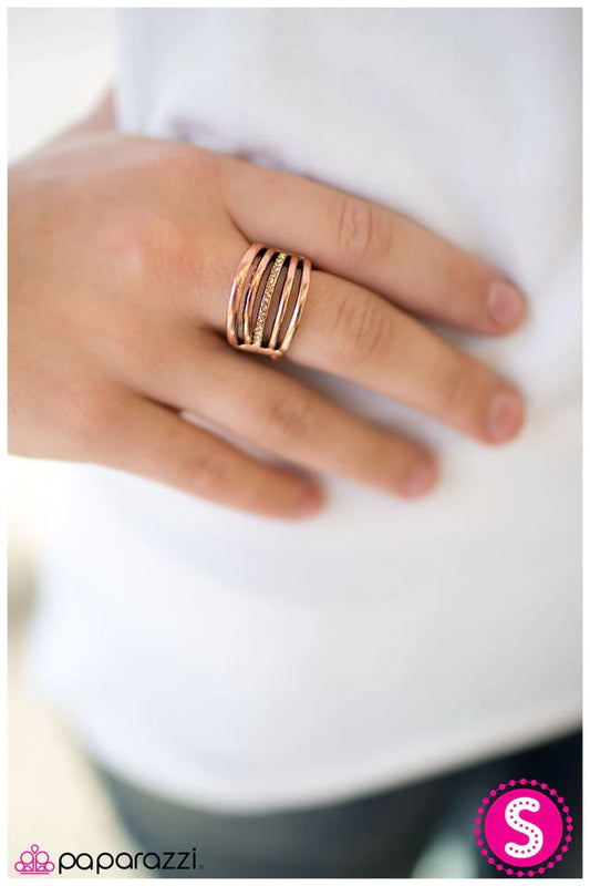 Paparazzi Ring ~ Im All In - Copper