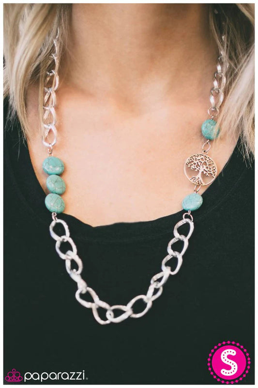 Paparazzi Necklace ~ Little Big Town - Blue