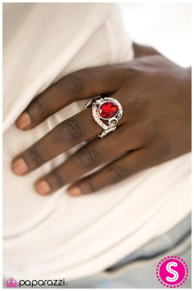 Paparazzi Ring ~ Strike It Rich - Red