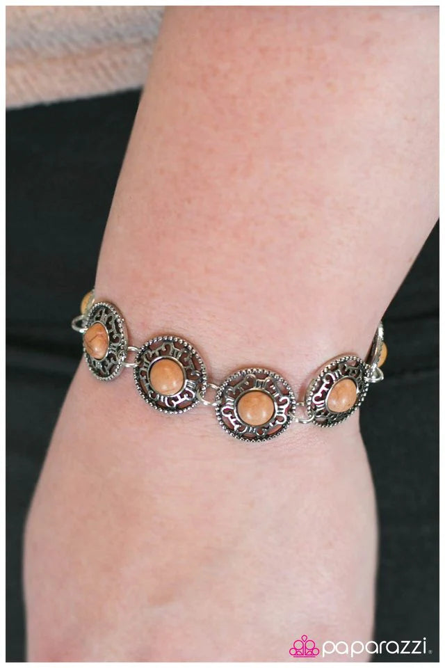 Paparazzi Bracelet ~ Always In Fashion - Yellow