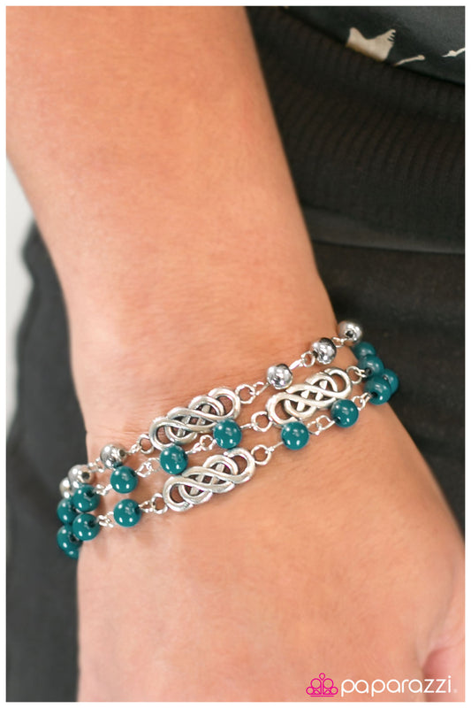 Paparazzi Bracelet ~ Ever Everlasting - Blue