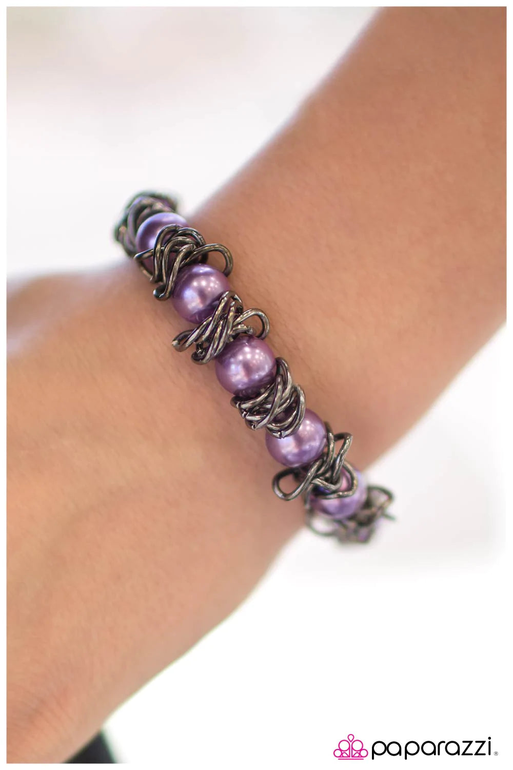 Paparazzi Bracelet ~ A Mysterious Stranger - Purple