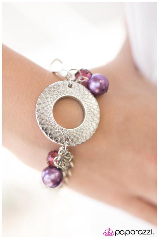 Paparazzi Bracelet ~ Love Actually - Purple