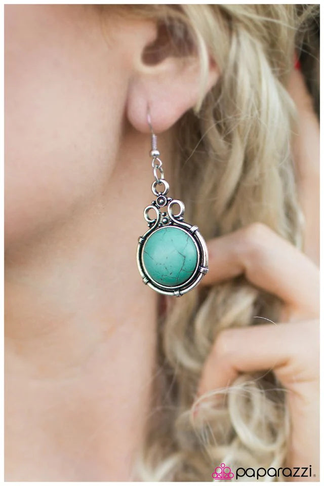 Paparazzi Earring ~ Riding Along The Riverbed - Blue