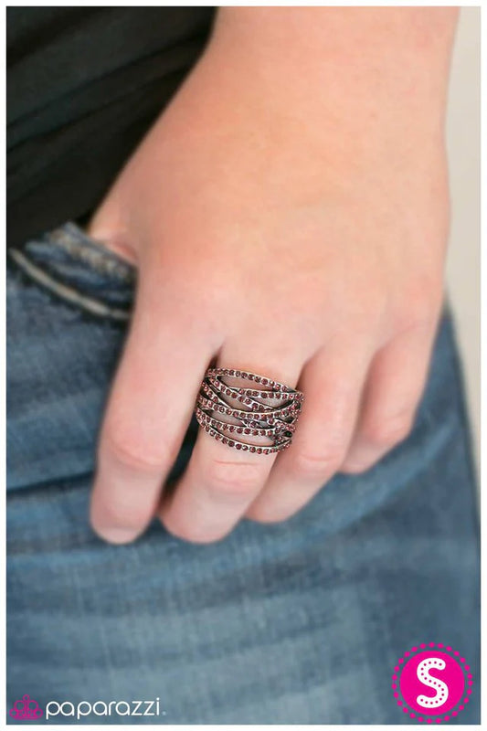 Paparazzi Ring ~ Time to Shine - Purple