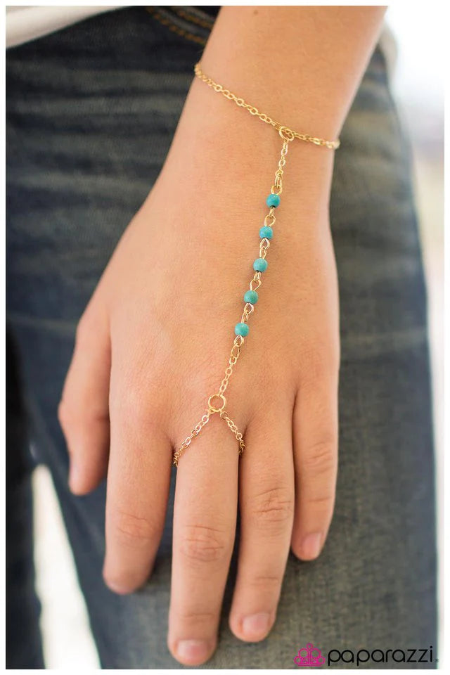 Pulsera Paparazzi ~ Novia de Bollywood - Azul