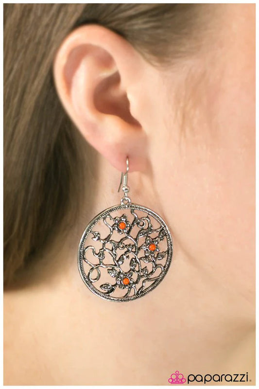 Paparazzi Earring ~ An Enchanted Forest - Orange