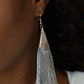 Paparazzi Earring ~ In Full PLUME - Silver