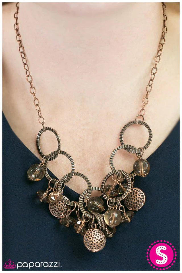 Paparazzi Necklace ~ A Breath of Fresh Air - Copper