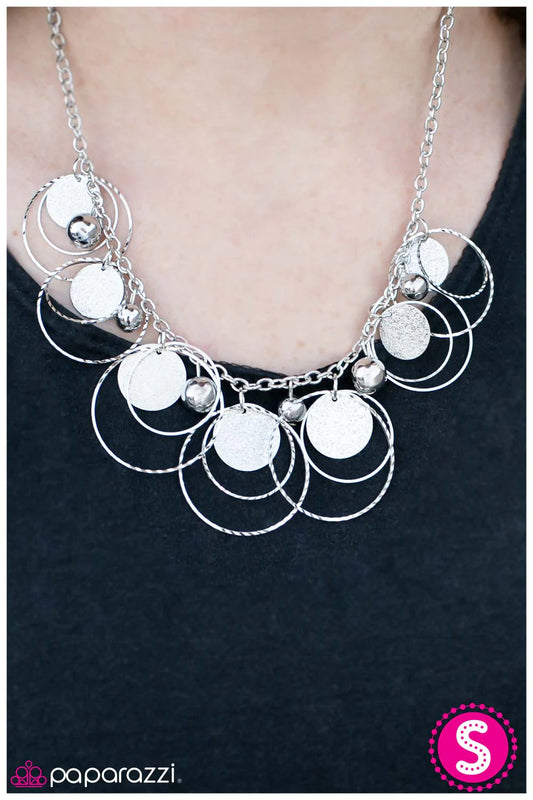 Paparazzi Necklace ~ Lonely No More - Silver