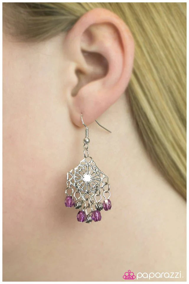 Paparazzi Earring ~ The Dreamer - Purple