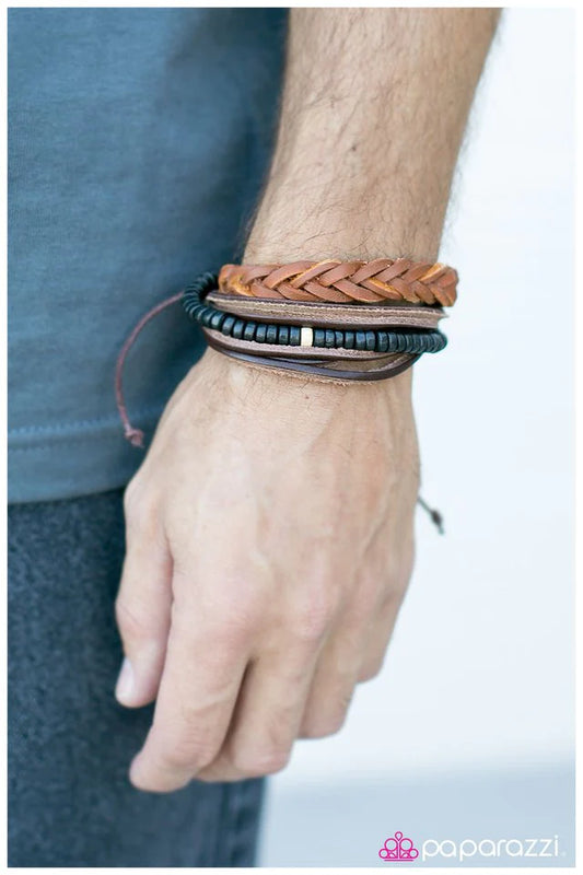 Paparazzi Bracelet ~ The Wanderer - Brown