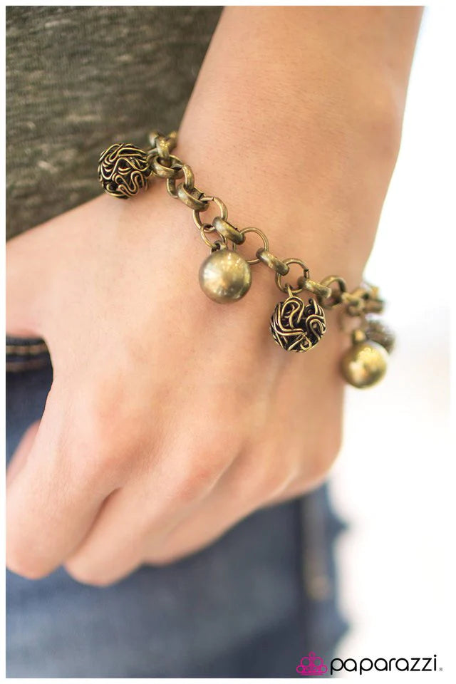 Paparazzi Bracelet ~ Rime of the Ancient Mariner - Brass