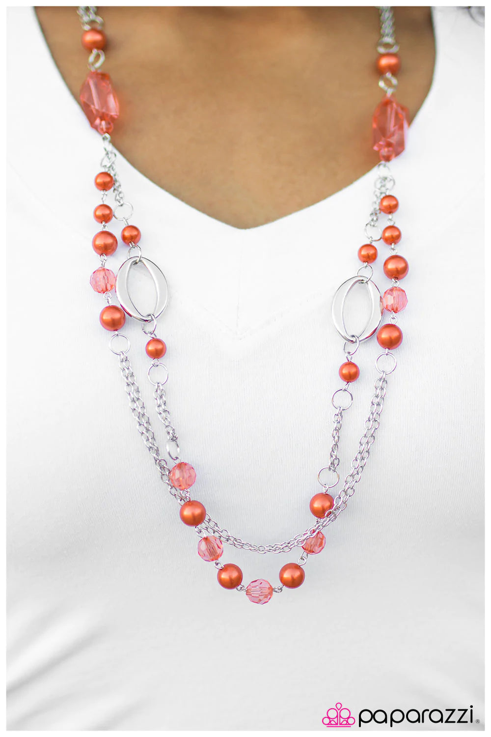 Paparazzi Necklace ~ The Toast of the Town - Orange