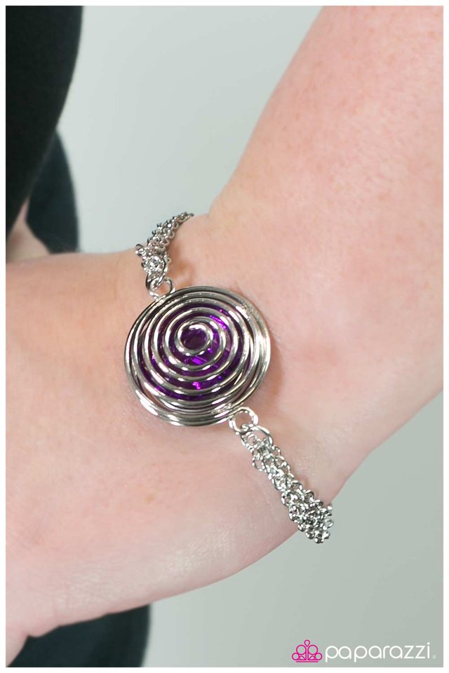 Paparazzi Bracelet ~ Insomniac - Purple