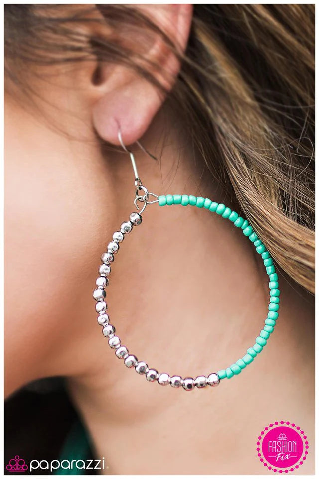 Paparazzi Earring ~ How the Other Half Lives - Blue