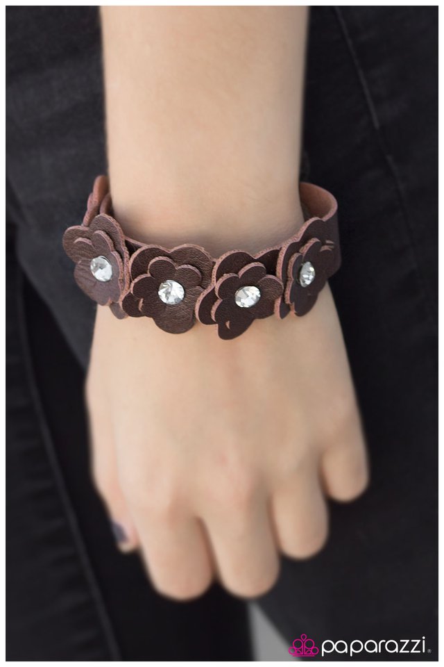 Paparazzi Bracelet ~ The After Party - Brown