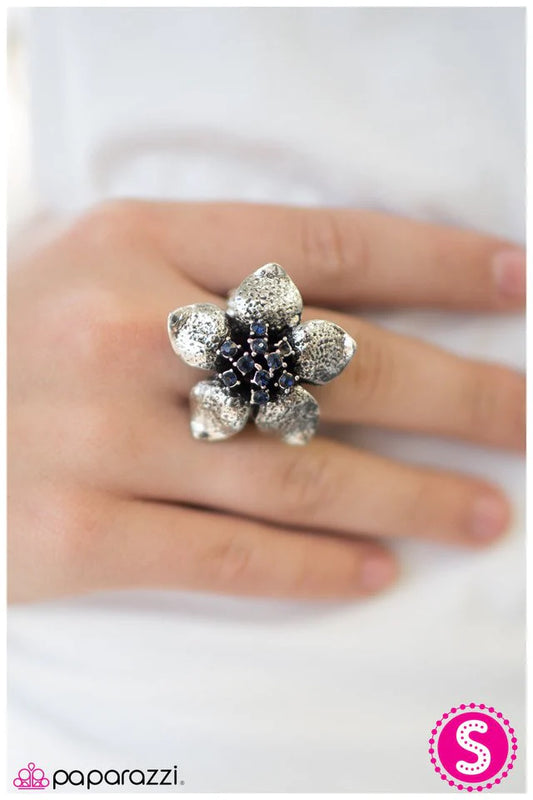 Paparazzi Ring ~ Flowering Orchard - Blue