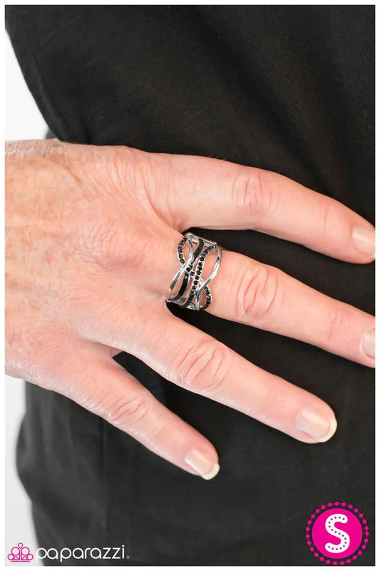 Paparazzi Ring ~ Signed, Sealed, Delivered - Black