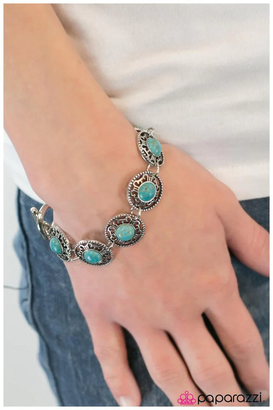 Paparazzi Bracelet ~ Always In Fashion - Blue