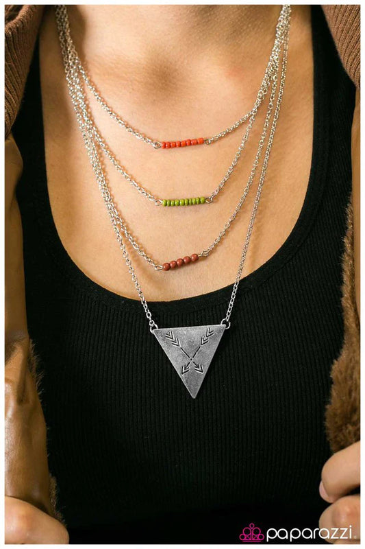 Paparazzi Necklace ~ Archer - Multi