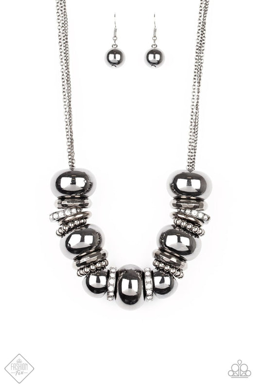 Paparazzi Necklace ~ Only the Brave - Black