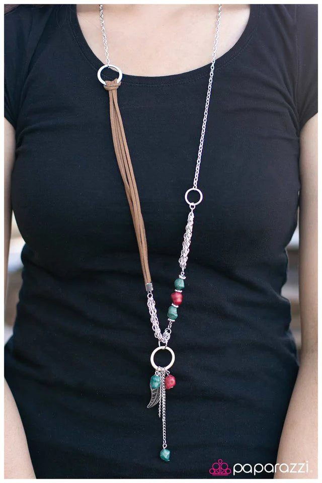 Paparazzi Necklace ~ I Can Fly - Multi