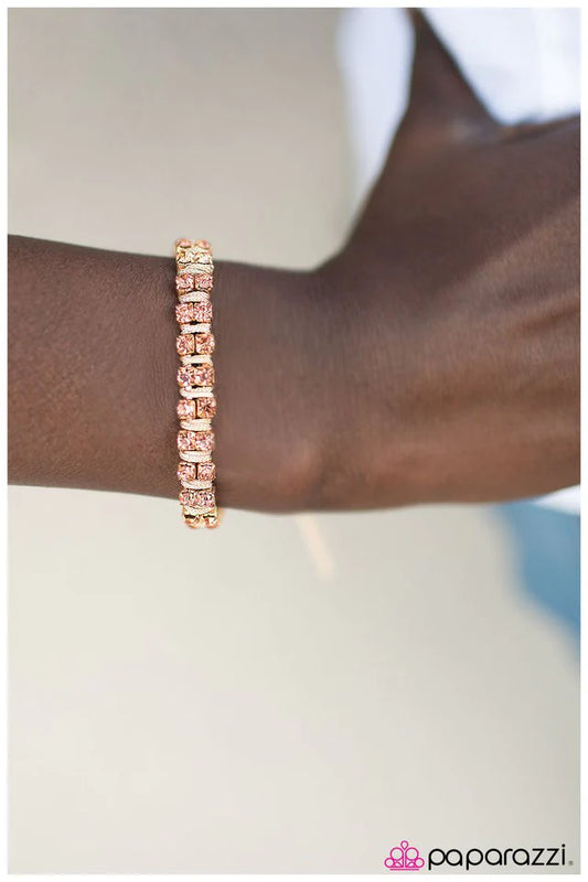 Pulsera Paparazzi ~ Sweet Tooth - Oro