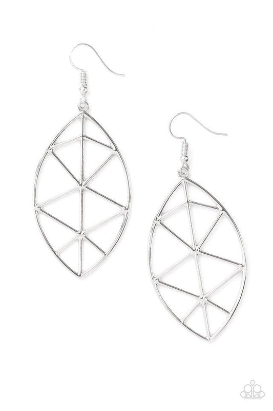 Paparazzi Earring ~ Unbreakable - Silver