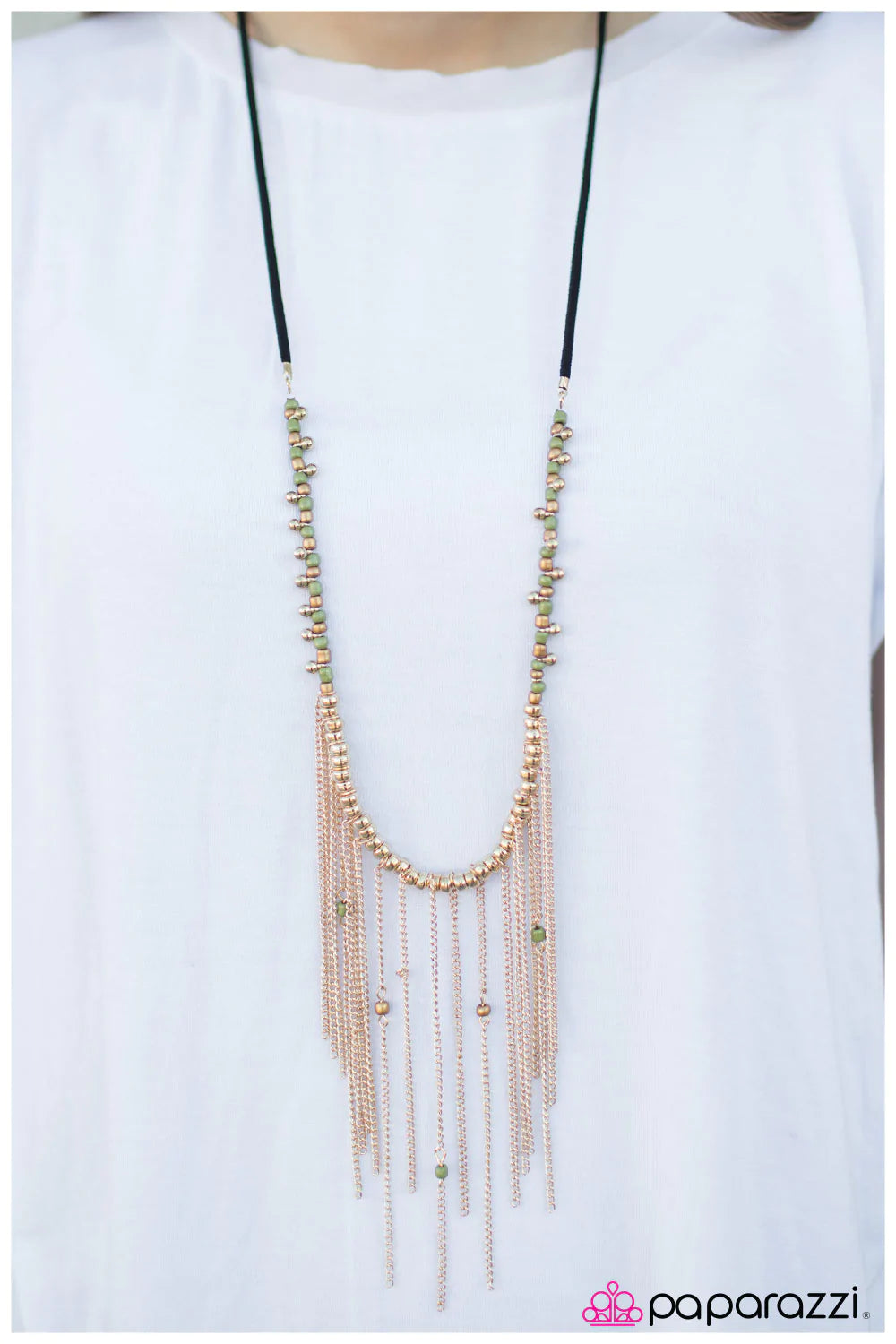 Paparazzi Necklace ~ Arizona - Green