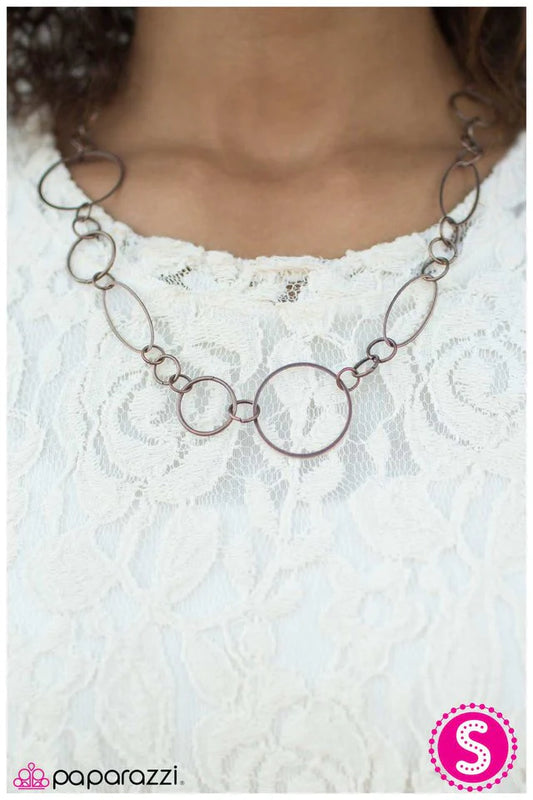 Collar Paparazzi ~ Jump Around - Cobre