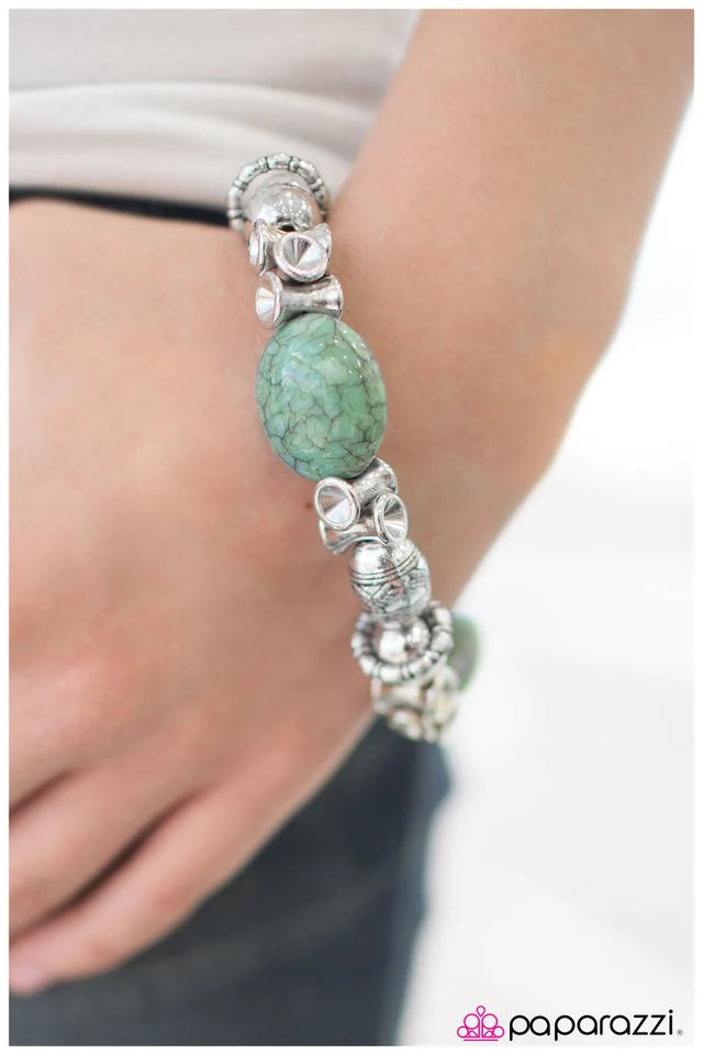 Pulsera Paparazzi ~ Going My Way - Azul