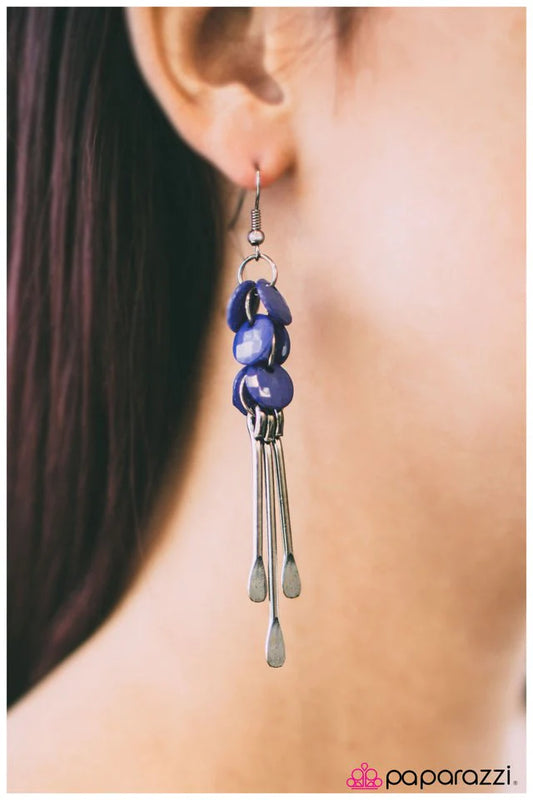 Paparazzi Earring ~ So OAR-dorable - Blue