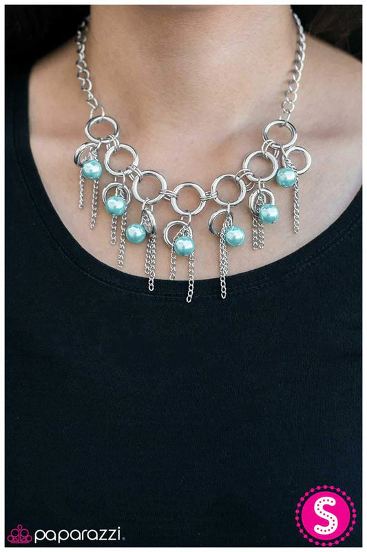 Paparazzi Necklace ~ Lightly Tasseled- Blue