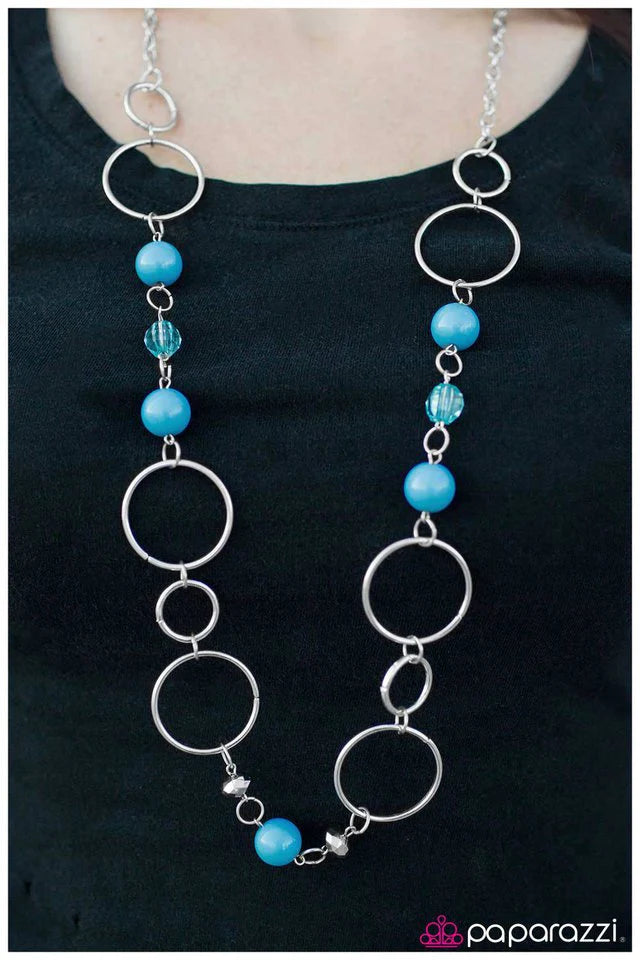 Collar Paparazzi ~ Keeping Up With The Joneses - Azul