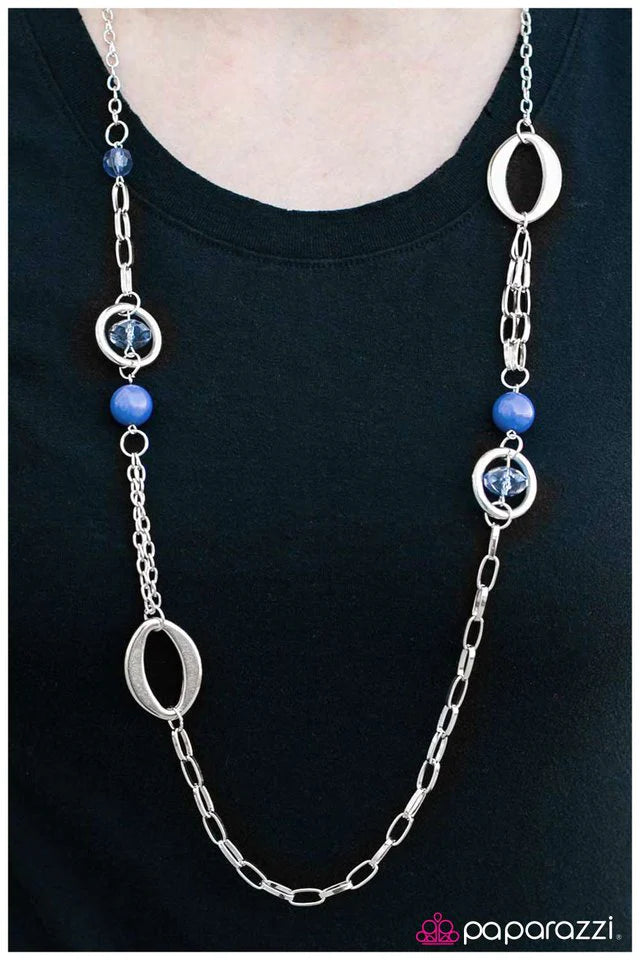 Paparazzi Necklace ~ O My Goodness - Blue