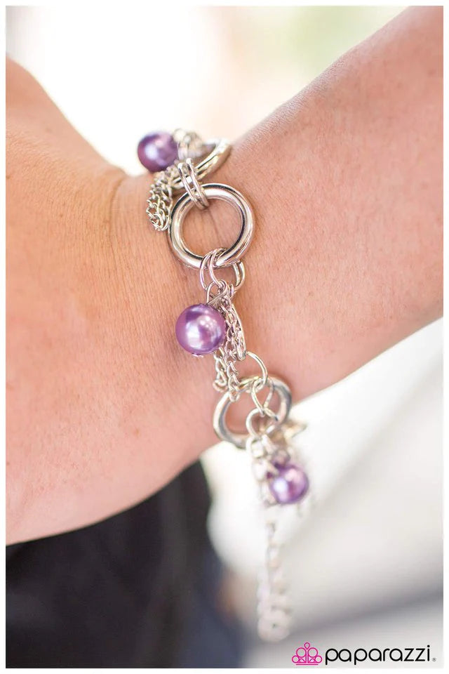 Paparazzi Bracelet ~ Tassel Me This - Purple