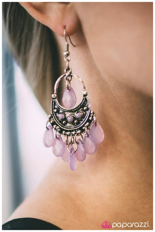 Paparazzi Earring ~ Oh, That is Rich - Purple