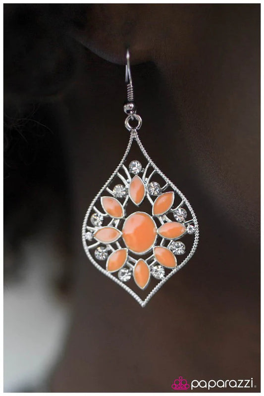 Paparazzi Earring ~ Most Likely To Succeed - Orange