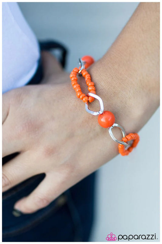 Paparazzi Bracelet ~ Summer Bliss - Orange